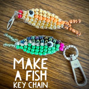 Glass Beaded Key Chain