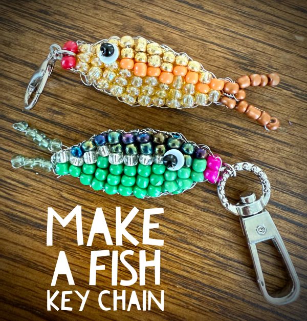 Glass Beaded Key Chain