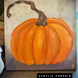 Acrylic Pumpkin Workshop