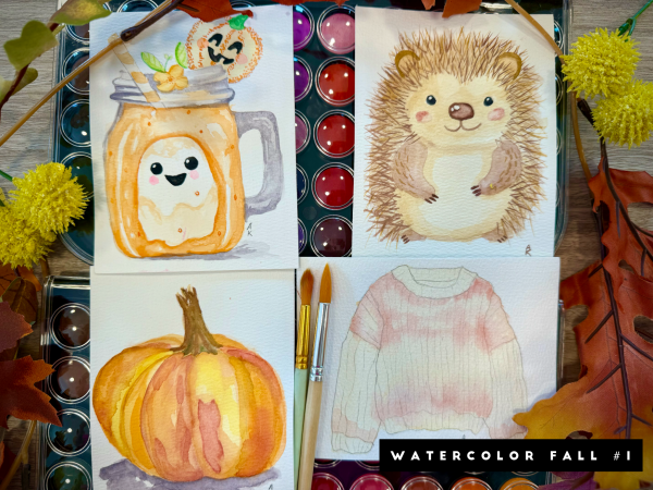 Watercolor Fall Workshop #1