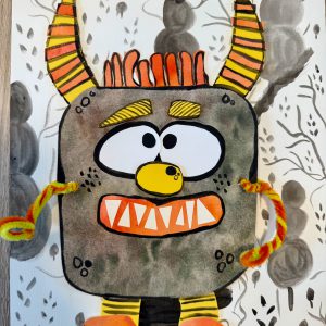 Kids Club: My Pet Monster Mixed Media Class