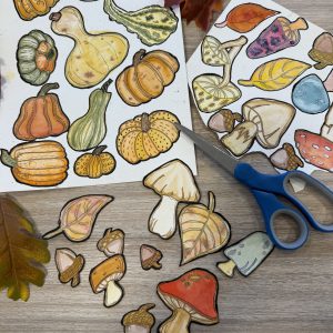 Whimsical Fall Cutouts – Watercolor Class