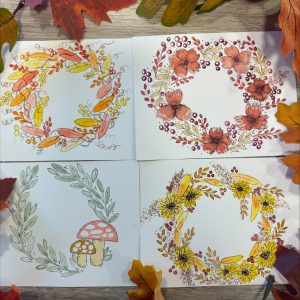 Autumn Wreath Watercolor Workshop