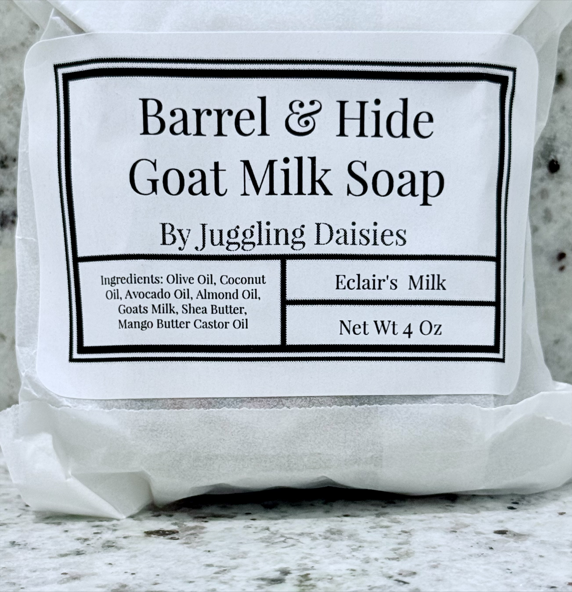 barrel & hide - juggling daisies soap